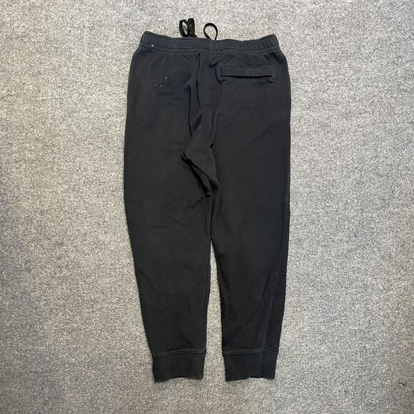 Nike Black Jogger Sweatpants L With Logo Casual Fit Everyday Comfort - Picture 4 of 9